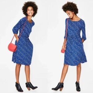 Boden | Dresses | Boden Evelyn Jersey Midi Dress Wpockets Size 8 | Poshmark